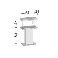 Juwel Aquarium Primo 60 Schwarz -Fischzubehör Verkäufe juwel primo 60 schwarz verpackung masse58933a6a7298b