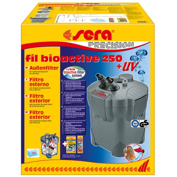 Sera Fil Bioactive 250 + UV Außenfilter 3 Sera Fil Bioactive 250 + UV Außenfilter