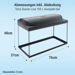 Tetra Starter Line LED Aquarium 105L -Fischzubehör Verkäufe tetra starterline led 105l 4ZEC0J9702trNJ
