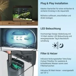 Tetra Starter Line LED Aquarium 54L -Fischzubehör Verkäufe tetra starterline led 54l 3T7agPSirzOMNT